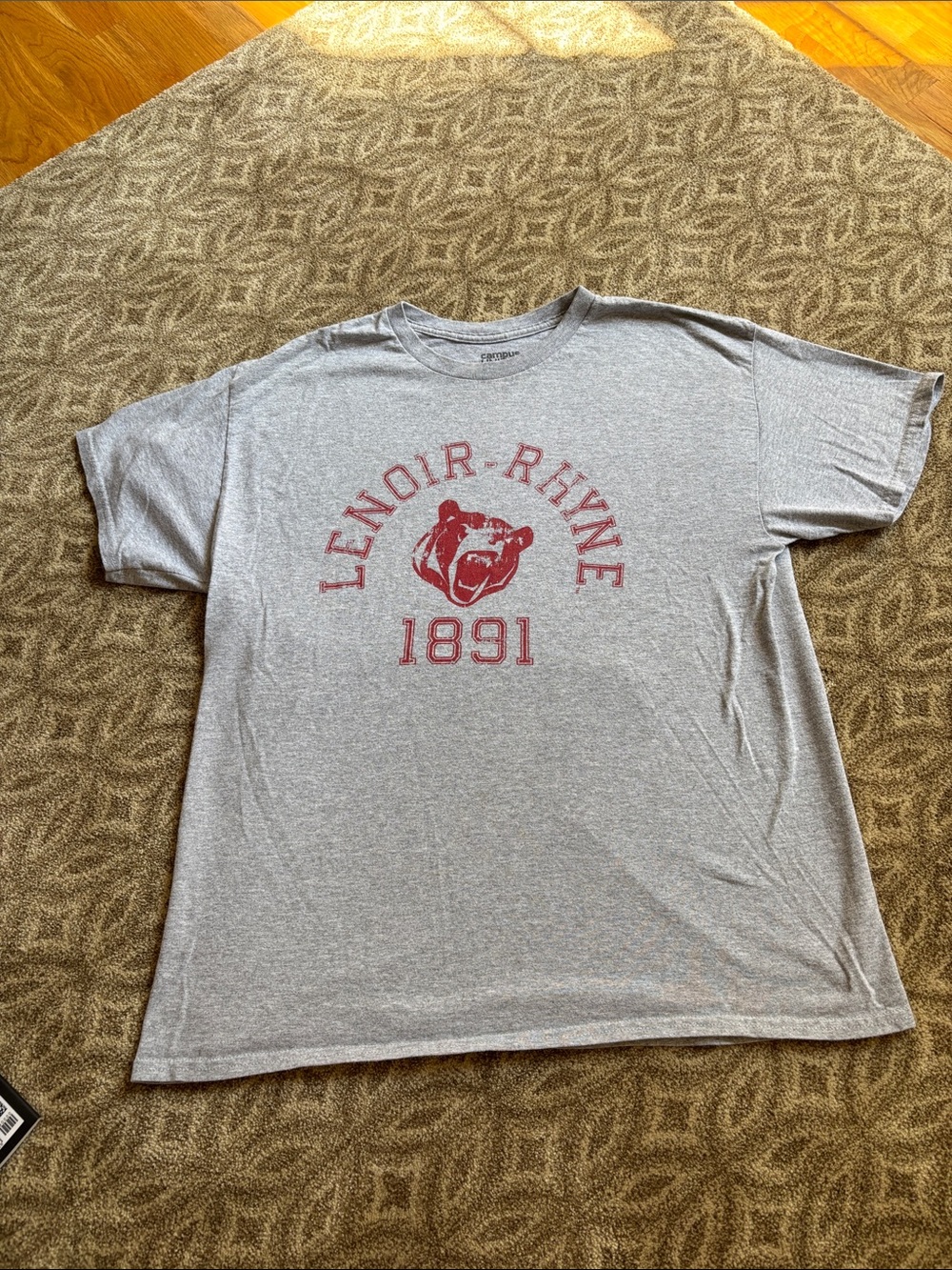 Lenoir-Rhyne 1891 Grey Graphic Tee